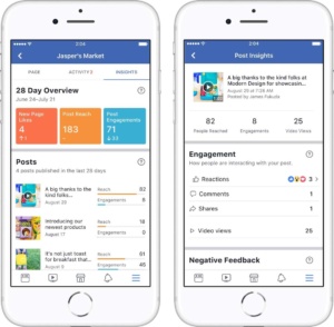 reach organique Facebook sur mobile